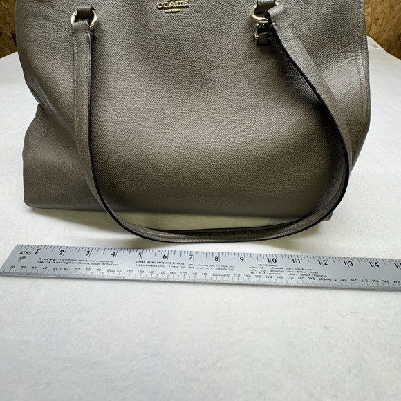 Coach Stanton Carryall, Grey Birch, Missing Shoulder Strap For Crossbody - Picture 12 of 14